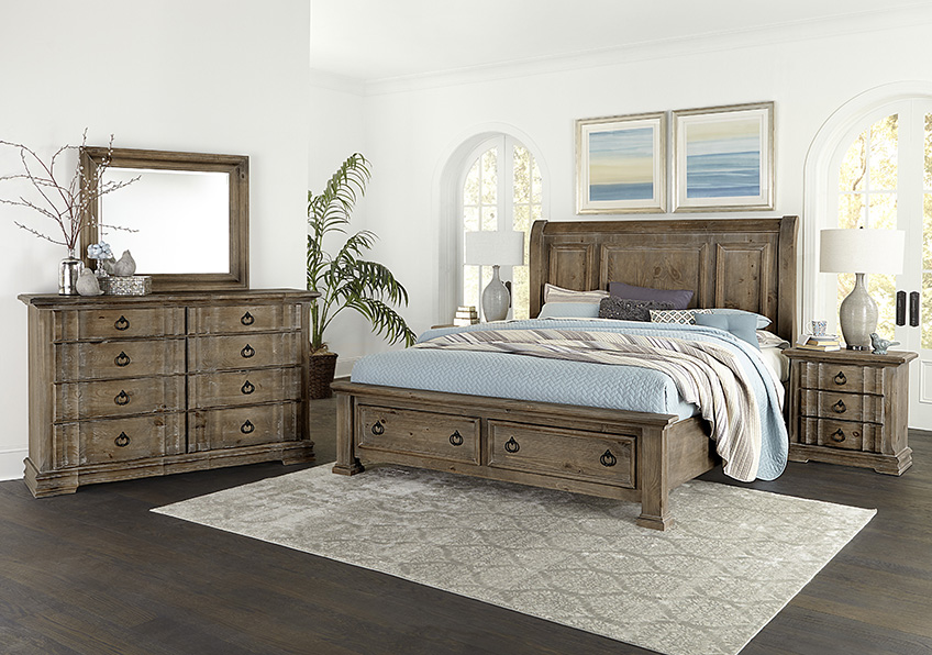 Saddle Queen Bedroom Set