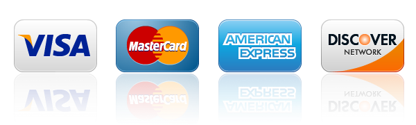 We accept credit cards